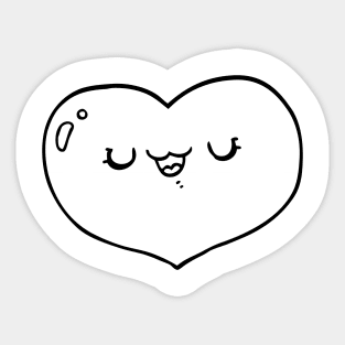 cute heart Sticker